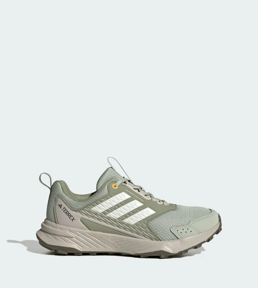 Adidas Tracefinder Trail Running Halo Green / Off White / Lucid Tangerine (JR9142)