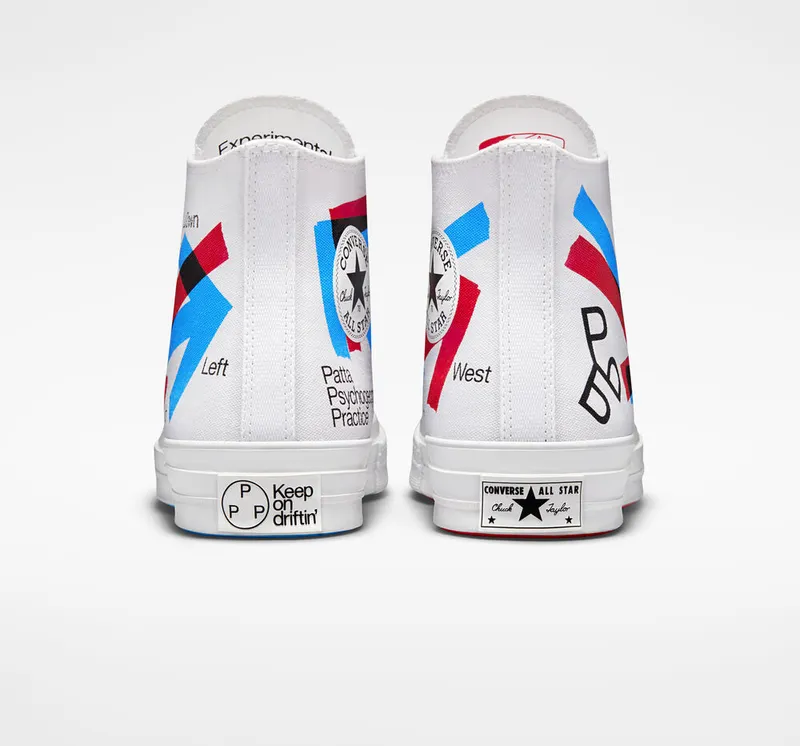 Converse Converse x Patta x Experimental Jetset Chuck 70 White/fiery Red/diva Blue (A03173C)