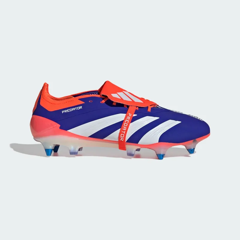 adidas Predator Elite Foldover Tongue SG Lucid Blue Cloud White Solar Red (ID0918)