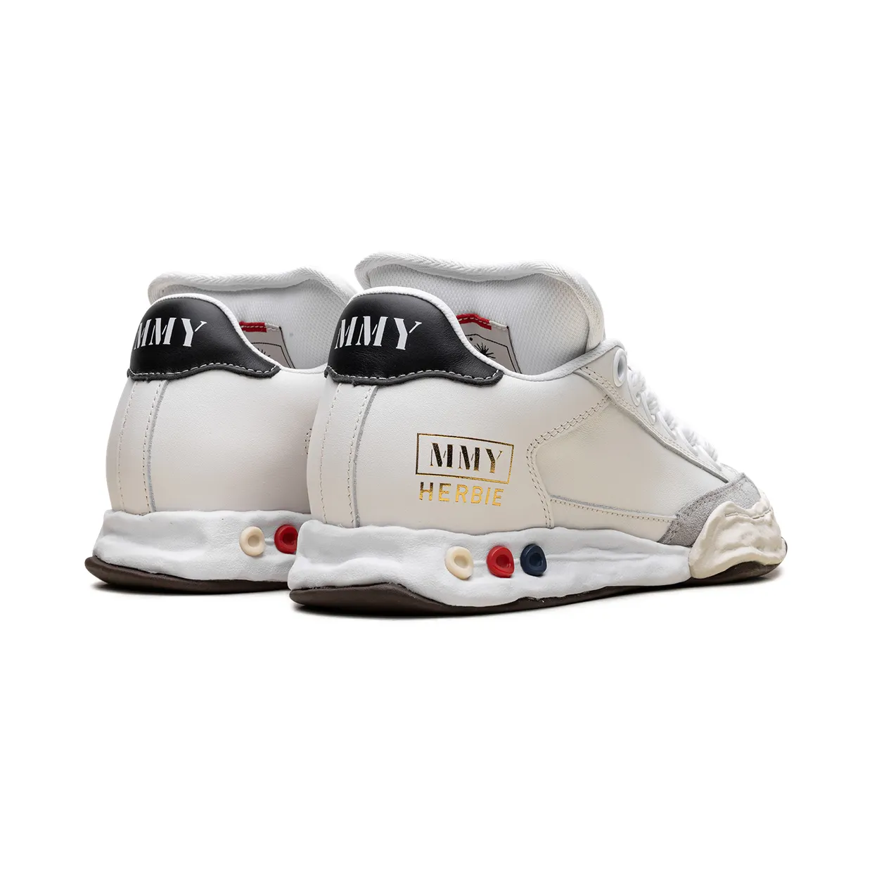 Maison Mihara Yasuhiro Puffer OG Sole Leather Low “WHITE” (A12FW712-WHT) (2)