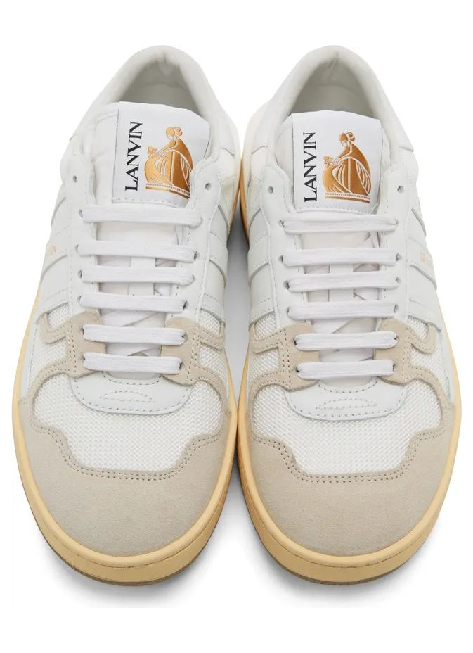 Lanvin White Calfskin Clay Sneakers (FW-SKDK00-NASH-A20) (5)