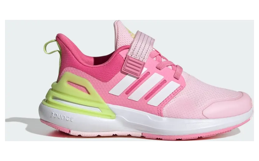 adidas RapidaSport Bounce met Elastische Veters en Klittenband Clear Pink / Cloud White / Bliss Pink (ID2382)