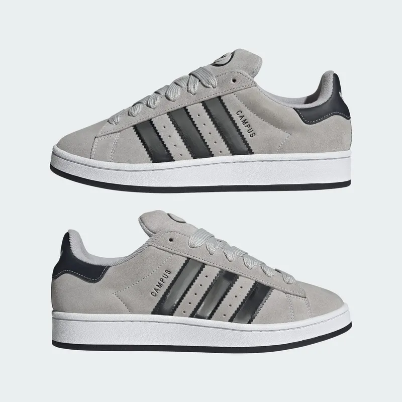 adidas Campus 00s Grey Silver Metallic Black (JQ3918)