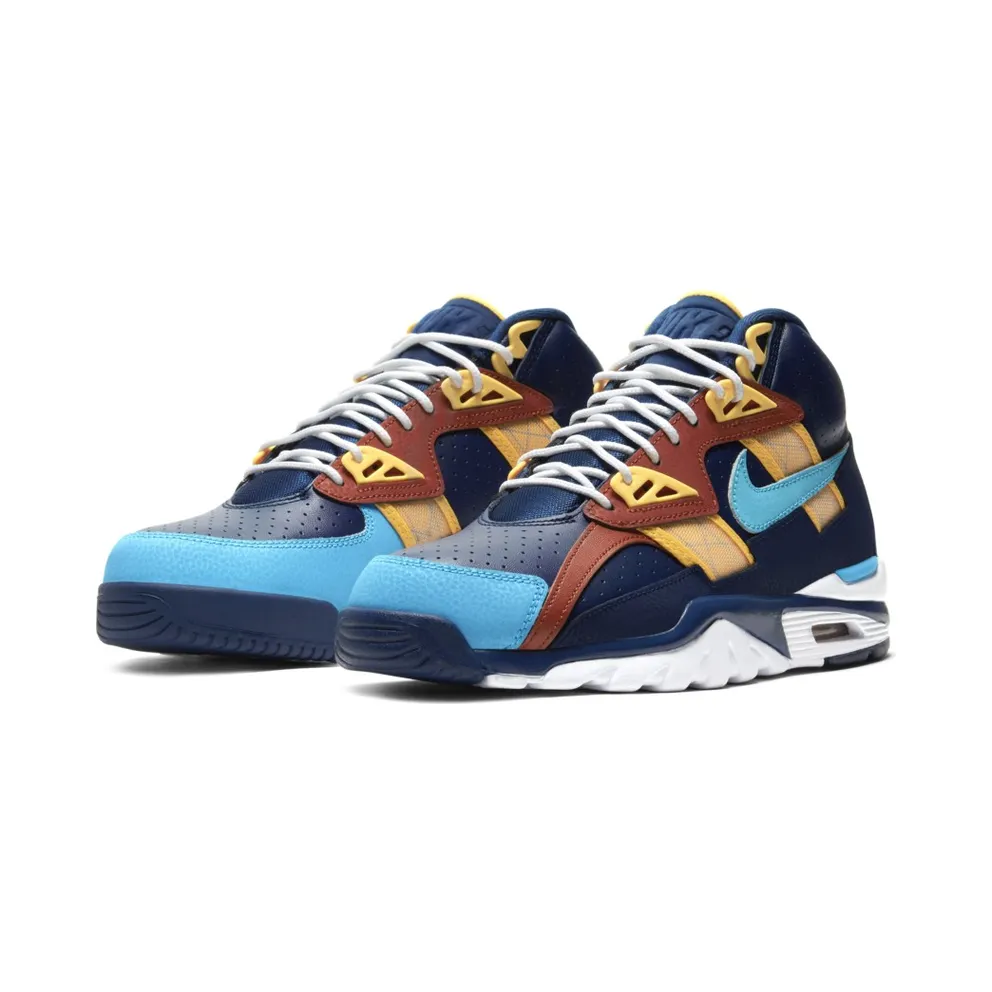 Nike Air Trainer SC High LA Rams Navy/Aqua-Brown-Yellow (CW6023-400)