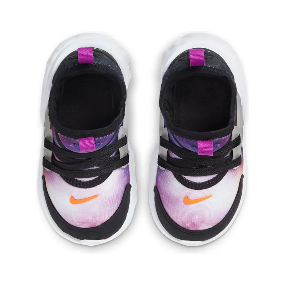 Nike React Presto Galaxy (TD) Black/Court Purple-Blue Fury-Total Orange (CW3076-002)