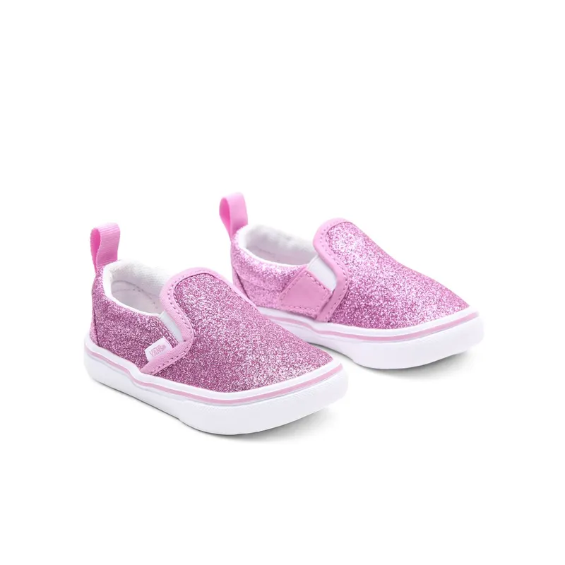 Vans Glitter Comfycush Slip-on V Toddler Shoes Pink (VN0A4TZK31P)