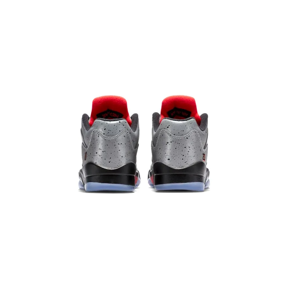 Jordan 5 Retro Low Neymar (GS) Reflective Silver/Infrared 23-Black (846316-025)