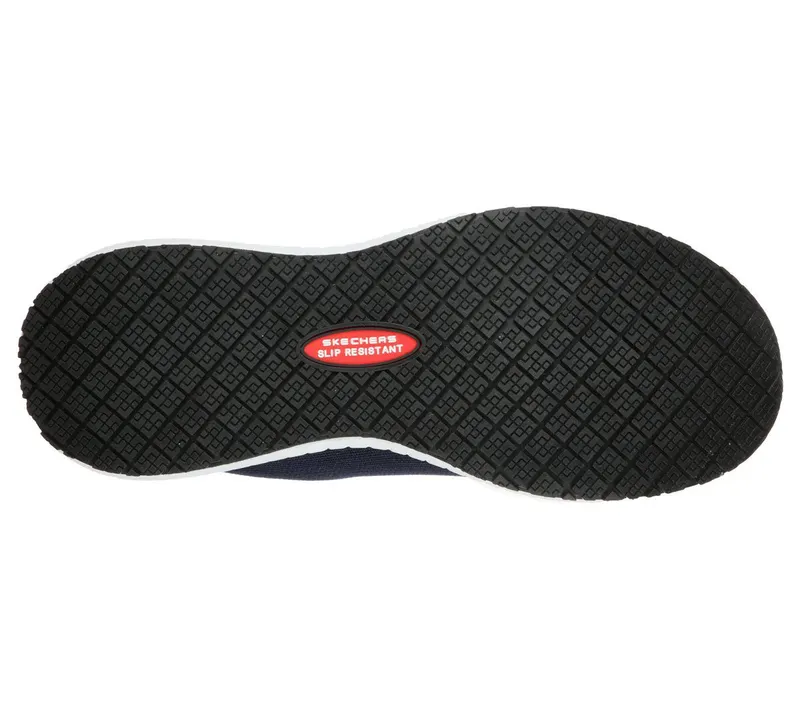 Skechers Work Slip-Resistant: Squad Sneaker Black