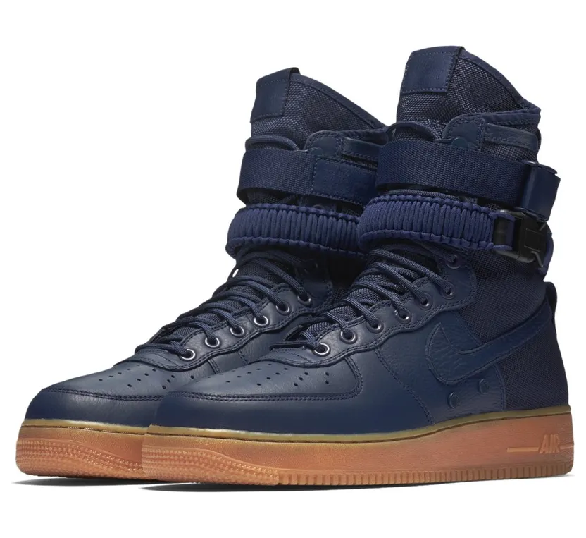 Nike SF Air Force 1 High Navy Gum