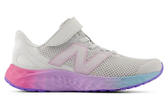 New Balance Fresh Foam Arishi v4 Bungee Lace Grey Matter Mid Century Pink Lilac Glo (PAARIGR4)