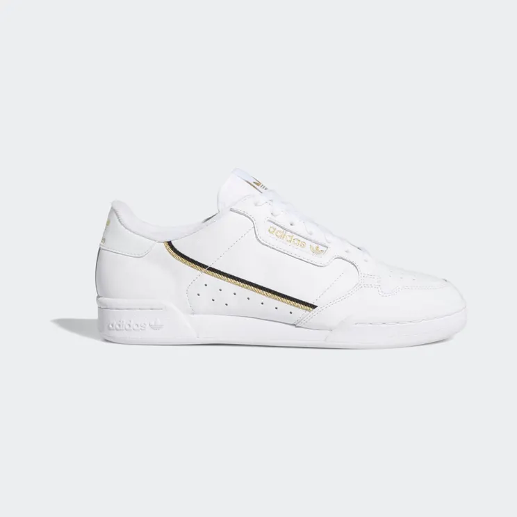 Adidas Continental 80 ‘Gold Metallic’ Cloud White/Core Black/Gold Metallic (EG5663)