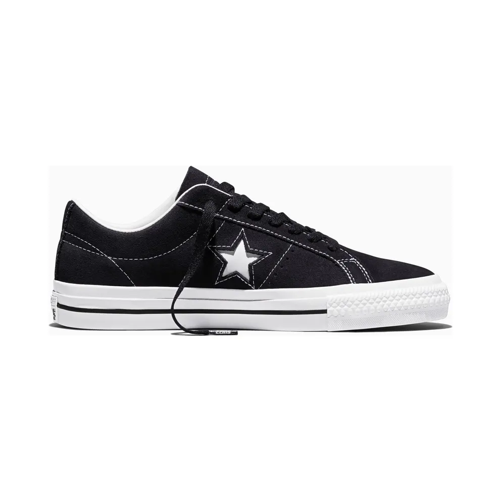 Converse CONS One Star Pro Suede Black/Black/White – “Black”
