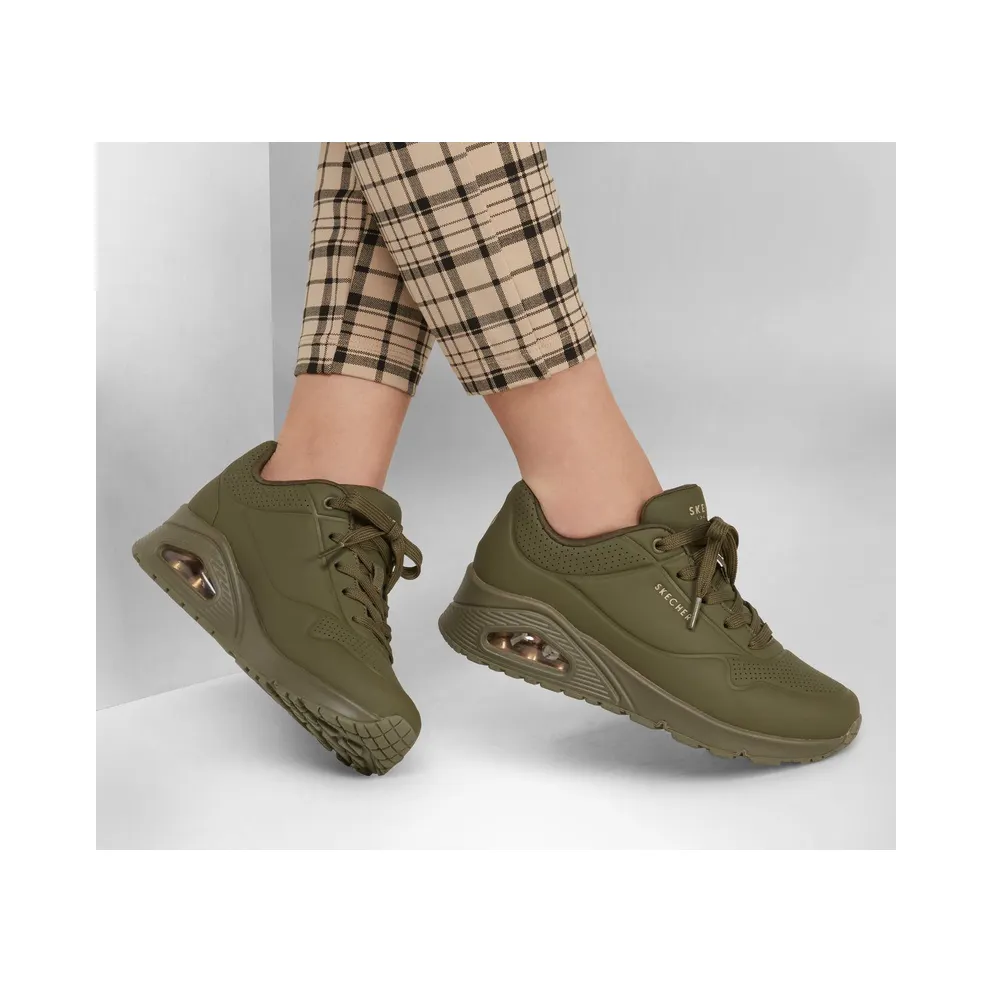 Skechers UNO – Stand on Air Sneaker Olijf