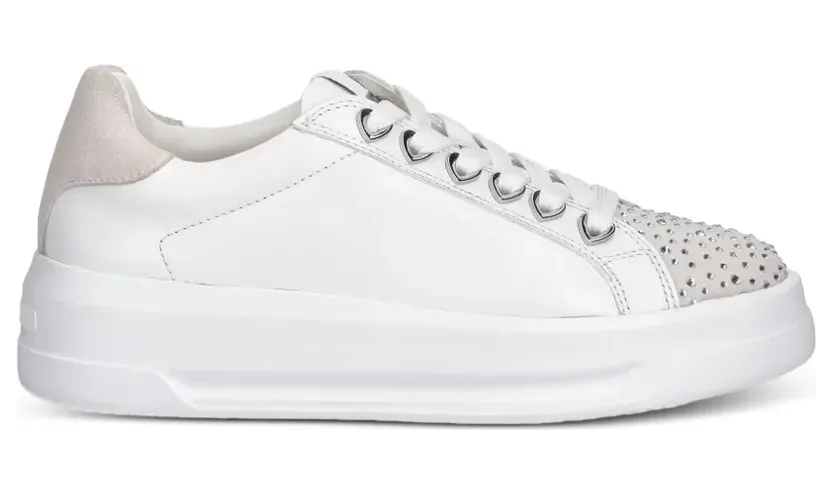 Love Moschino rhinestone-embellished “White” (JA15035G1OIAB)