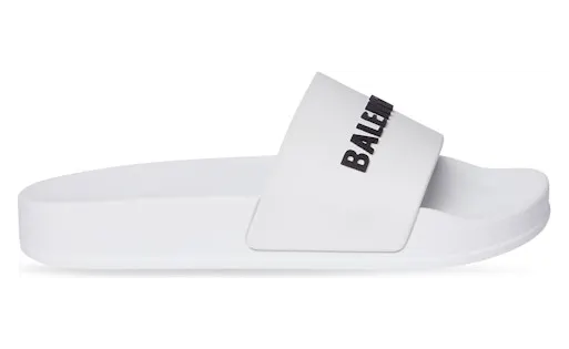 Balenciaga Pool Slide White Black (693777W1S839034)