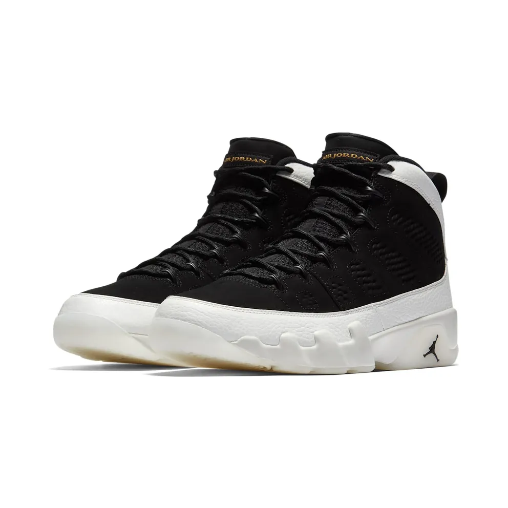 Jordan 9 Retro City of Flight Black/Black-Summit White-Metallic Gold (302370-021)
