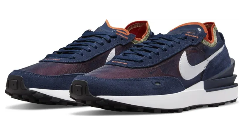 Nike Waffel One Midnight Navy / White / Orange / Melon Tint (DA7995-401)