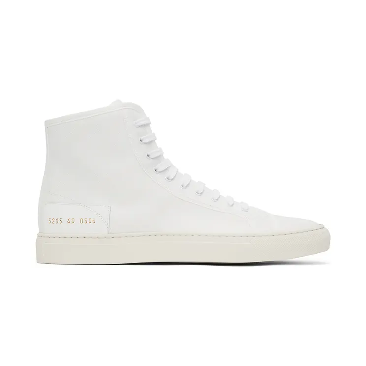 Common Projects White Tournament High Sneakers (5205)