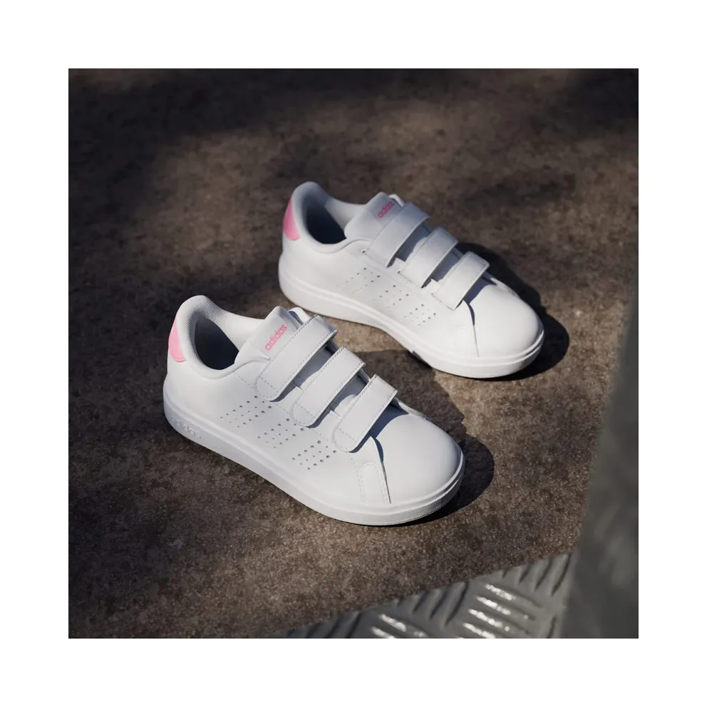 Adidas Advantage Base 2.0 Kids Cloud White / Bliss Pink / Core Black (ID1305)
