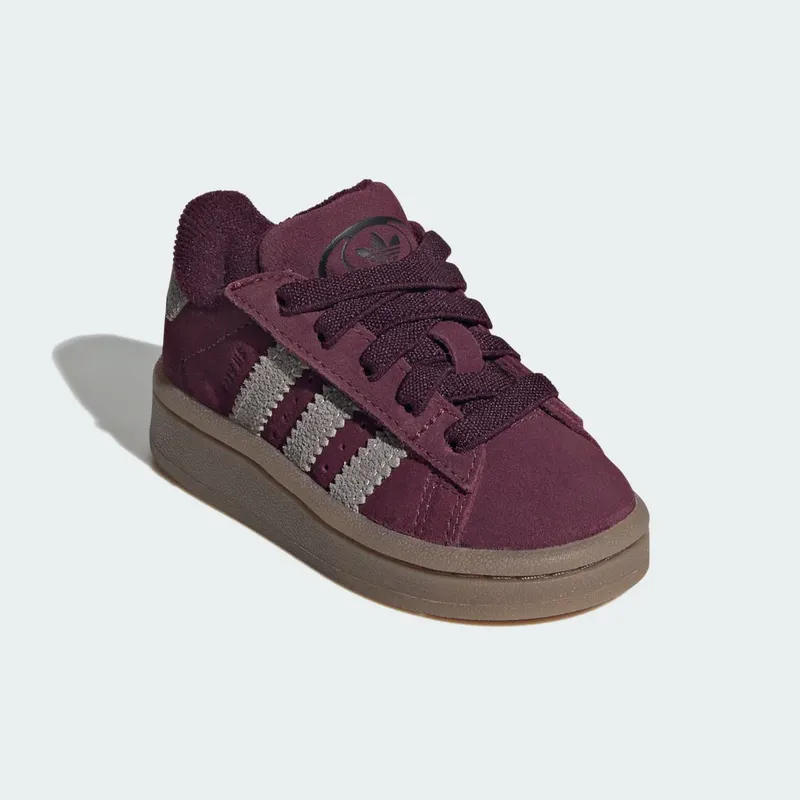 Adidas CAMPUS 00s COMFORT CLOSURE ELASTIC LACE Shoes Maroon / Khaki Three / Gum (KI9407)