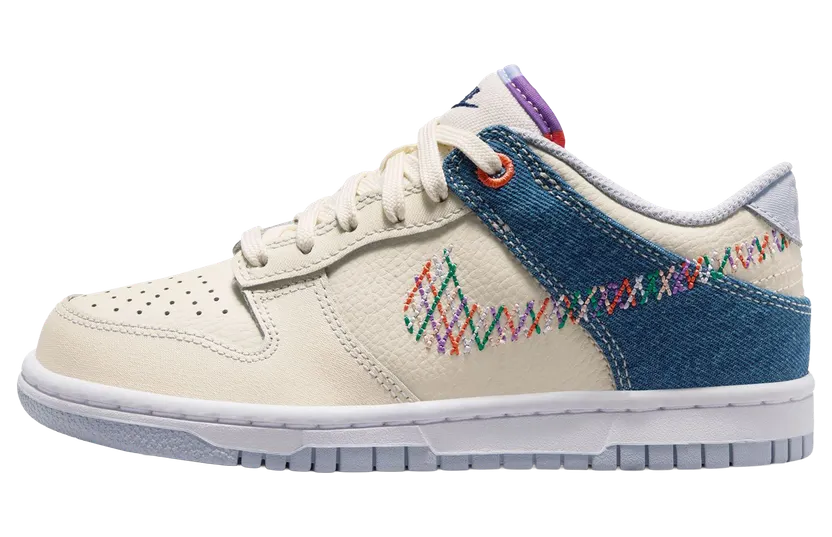 Nike Dunk Low GS “Soft Pearl Blue Denim” (IR1825-022)