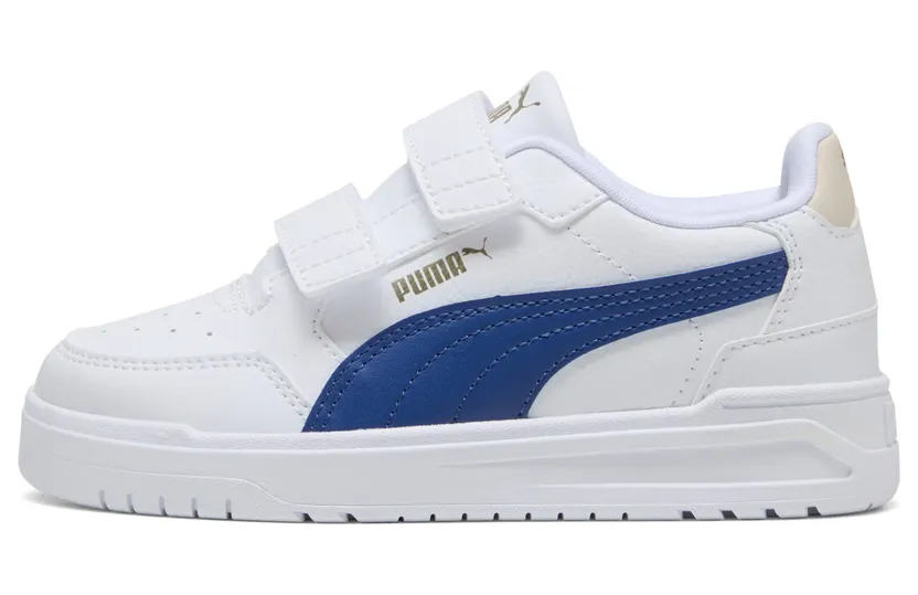 Puma Shuffle Downtown “Puma White / Clyde Royal / Puma Gold” (403740_11)