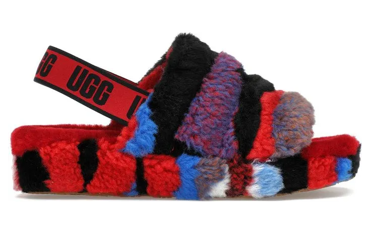 Ugg Fluff Yeah Slide 1118164-RED