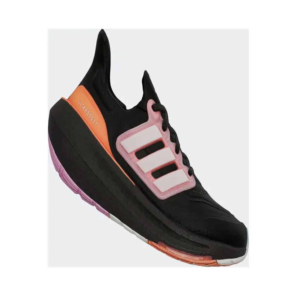 adidas Ultraboost Light Core Black / White Tint / Beam Pink (HQ8599)