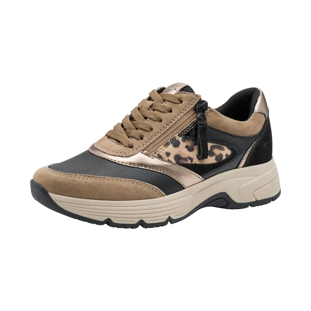Tamaris sneaker Brown / Cappuccino / Gold / Black (2124130)