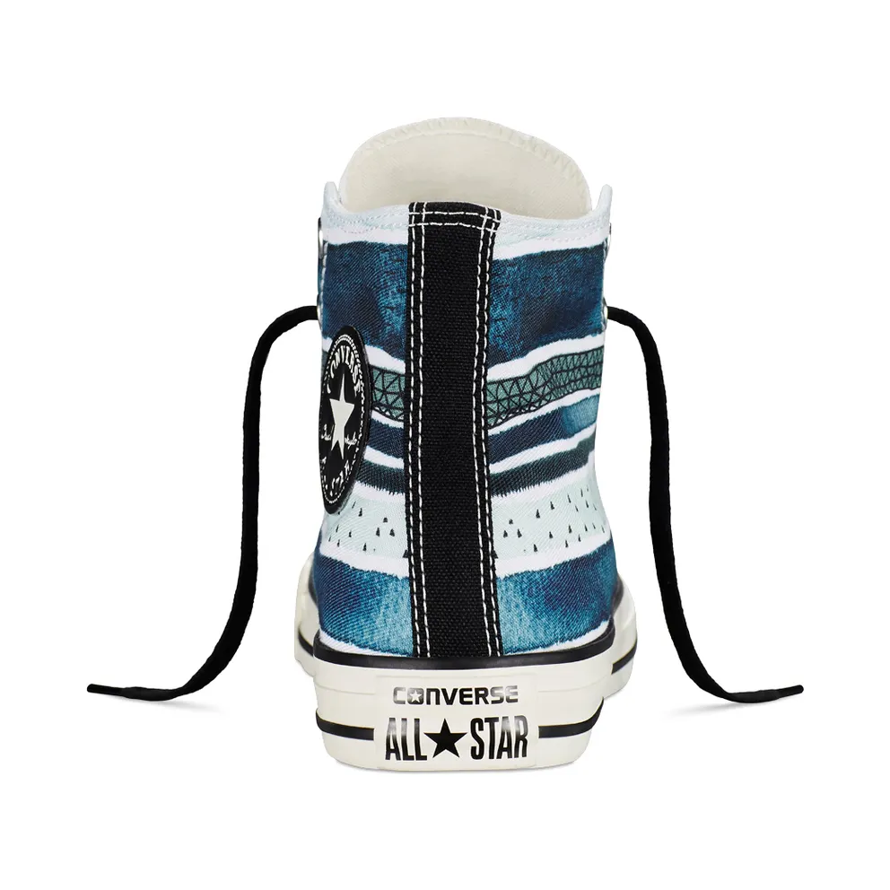 Converse Chuck Taylor All-Star Hi Pop Stripes Teal (W) Rebel Teal/Seaside Blue-Black (551566C)