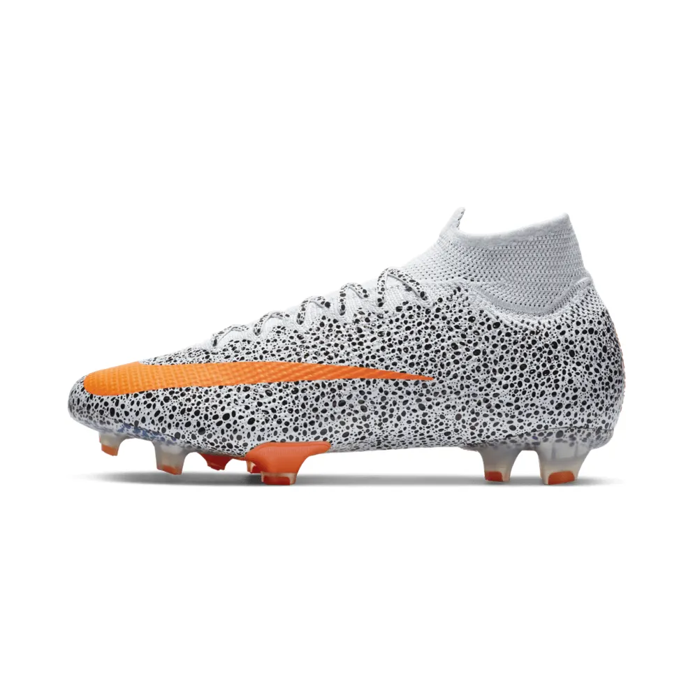 Nike Mercurial Superfly 7 Elite CR7 FG Safari White/Black-Total Orange (CQ4901-180)