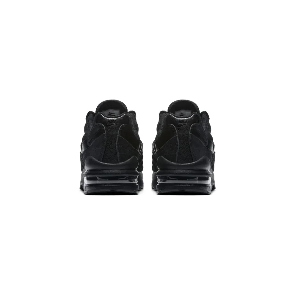 Nike Air Max 95 Black Suede (GS) Black/Black-Black (307565-055)