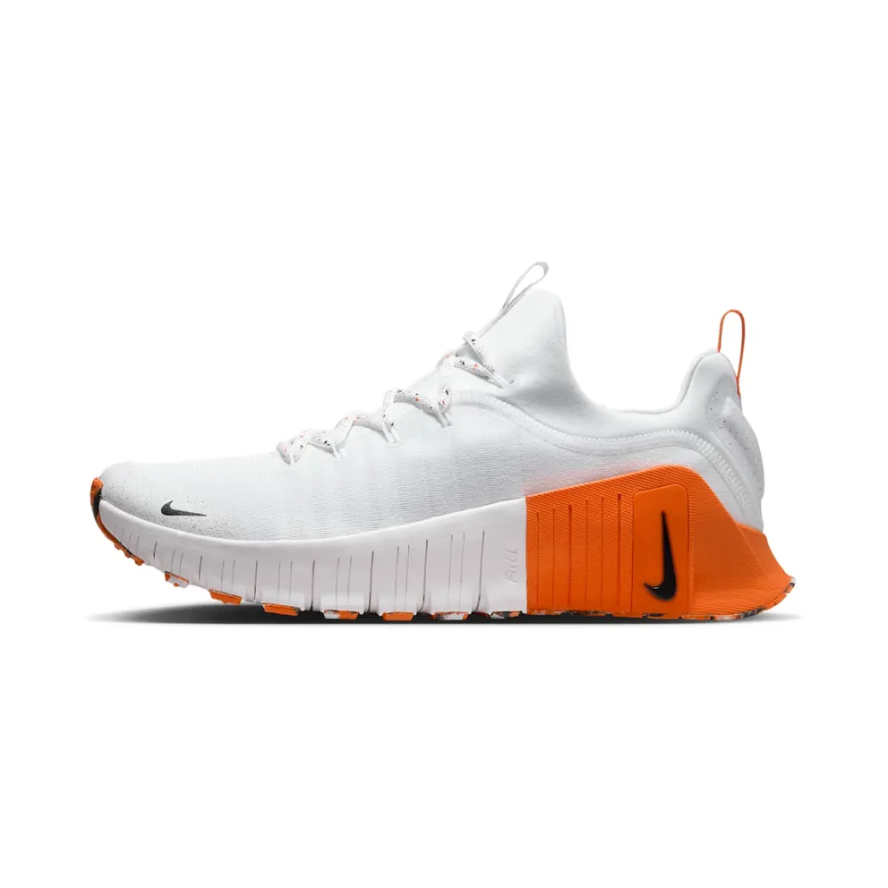 Nike Free Metcon 6 White Safety Orange Black (FJ7127-106)