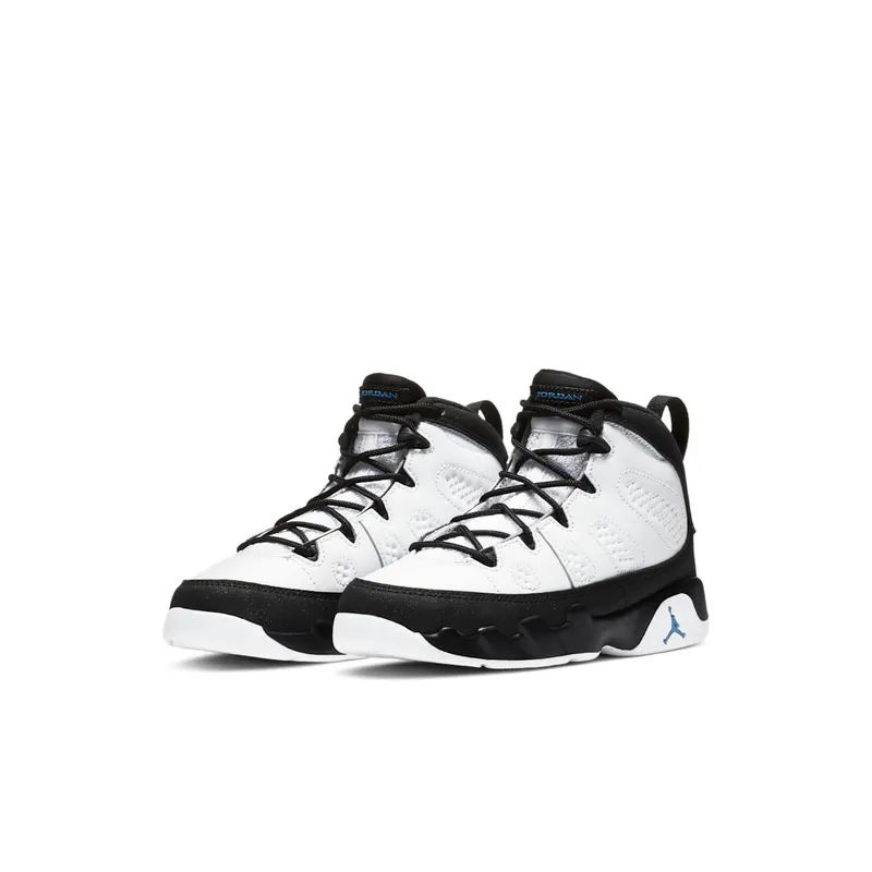 Jordan 9 Retro University Blue (PS) White/University Blue-Black (401811-140)
