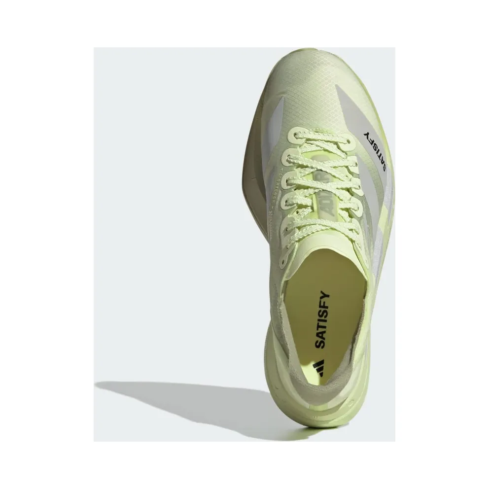 Adidas ADIZERO ADIOS PRO 4 SATISFY Shoes Tent Green / Matte Silver / Magic Lime (KH8444)