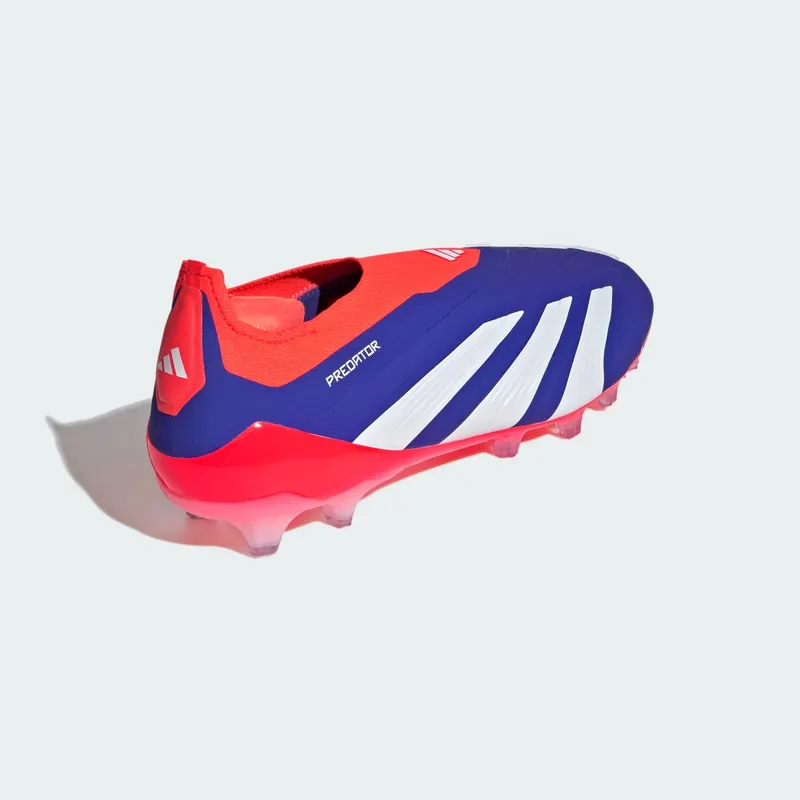 adidas Predator Elite Laceless Artificial Ground Lucid Blue Cloud White Solar Red (IF6430)