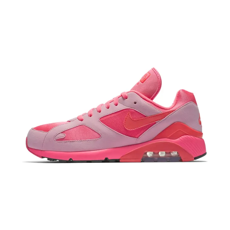 Nike Air Max 180 Comme des Garcons “Laser Pink / Pink Rise / Solar Red” (AO4641-602)