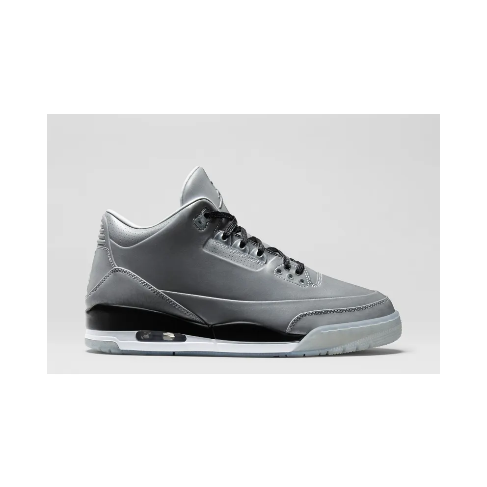 Jordan 3 Retro 5Lab3 Silver Reflect Silver/Reflect Silver-Black-White (631603-003)