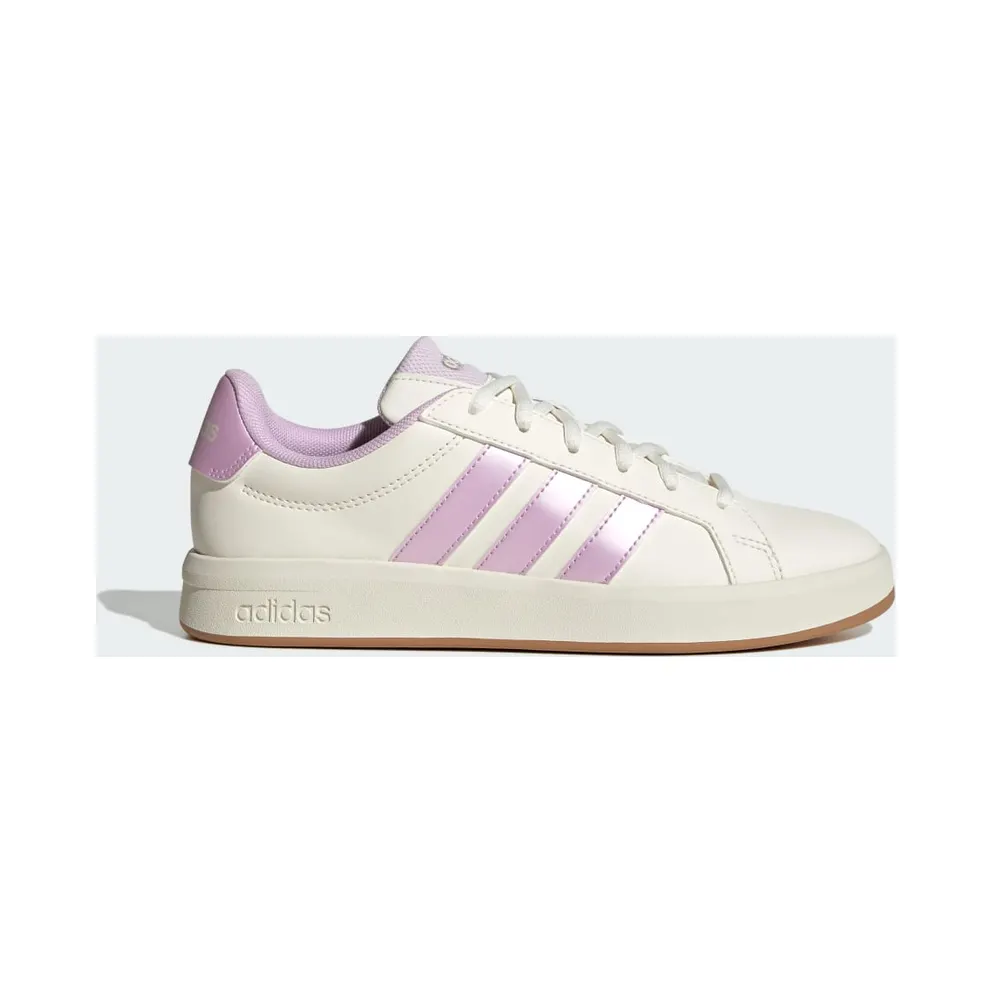 adidas Grand Court Base 3.0 “Core White / Ice Lavender / Off White” (HQ0087)