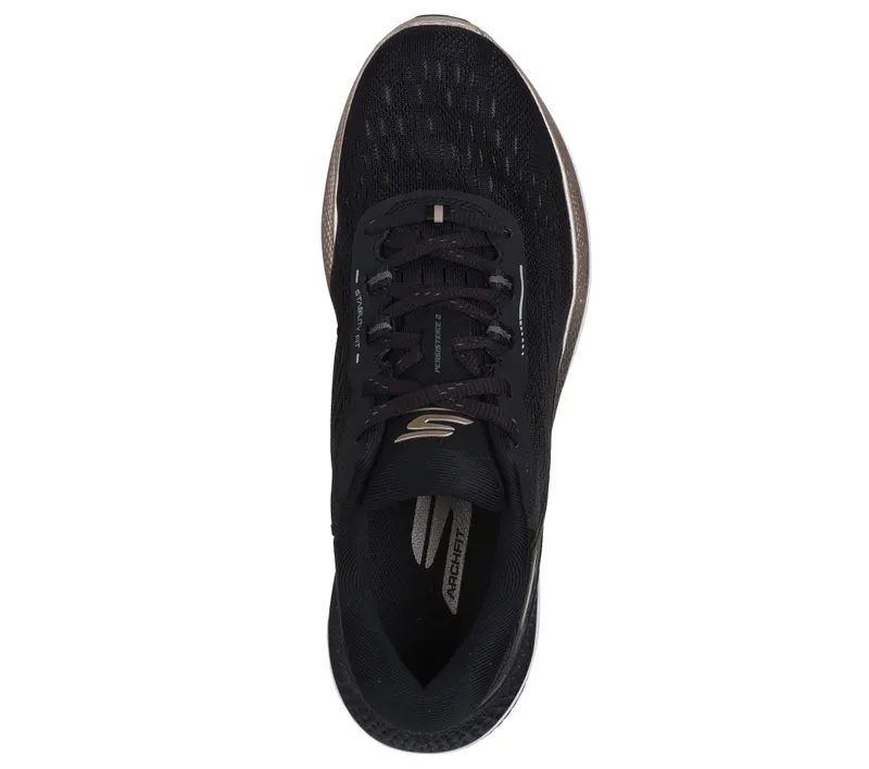 Skechers GO RUN Persistence 2 – Black / Roos Gold – “Black” (172084 BKRG)