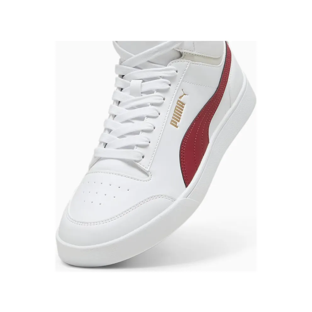 Puma Shuffle White / Intense Red / Vapor Gray (380748-18)