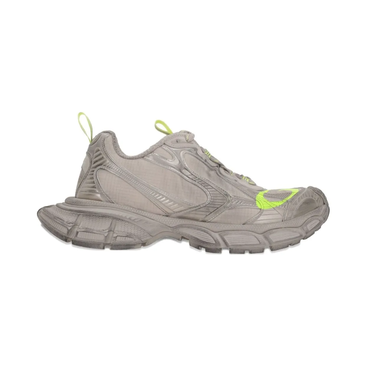 Balenciaga 3XL Ripstop Taupe Fluo Yellow