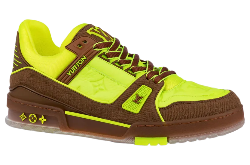 Louis Vuitton Trainer Yellow Brown (1A8Z6E)