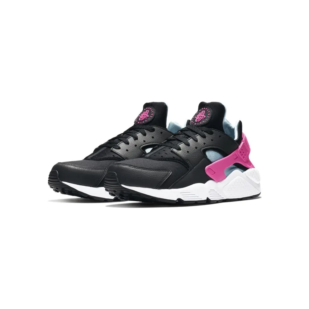 Nike Air Huarache Run Black Laser Fuchsia Blue Gale Black/Laser Fuchsia-Blue Gale-White (BV2528-001)
