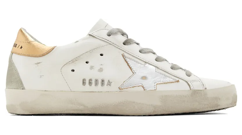 Golden Goose SSENSE Exclusive White Superstar Sneakers (GWF00102.F000661.10358)