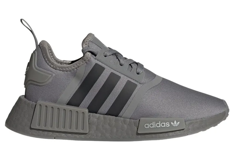 adidas NMD R1 Grey Core Black Silver Metallic (HQ1661)