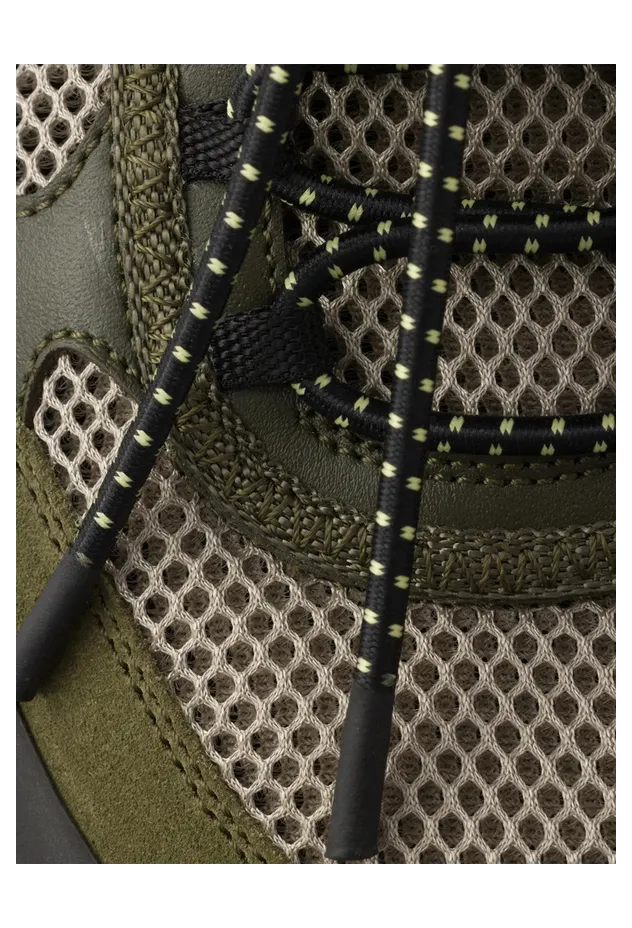 Prada Speedrock Leather and Mesh Fabric “Green/Neutrals” (2EE468 F G000 3ZM0 F0161) (2)