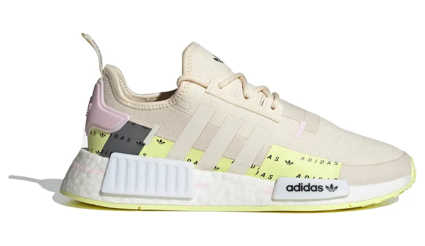 adidas NMD R1 Wonder White Pulse Yellow Pink (W) (GZ8014)