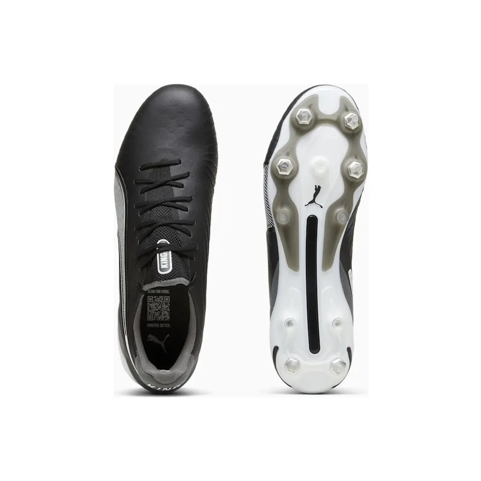Puma King Ultimate MxSG Black White Cool Dark Grey (107866-01)