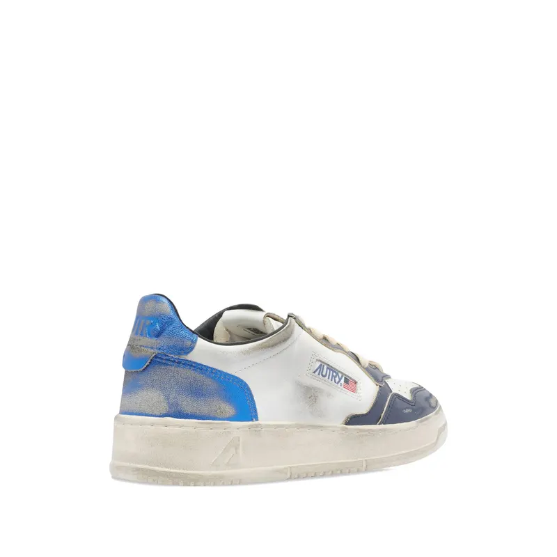 Autry Leather Logo “White/Blue” (AVLM SV55)